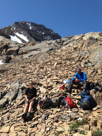 Our break at 8,400'