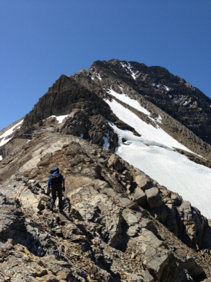 Ridgewalk to the summit